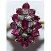 Image 1 : AAA Burmese Ruby & Diamond Ladies Ring