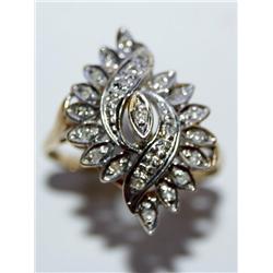 Diamonds Cocktail Hand Made Ladies Ring