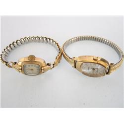 Set of two Vintage Ladies Watches 10K GF