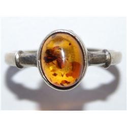 AAA Baltic Amber Hand Made Ladies Ring