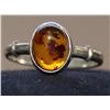 Image 2 : AAA Baltic Amber Hand Made Ladies Ring