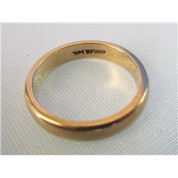 14K Gold Wedding Band