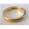 Image 2 : 14K Gold Wedding Band