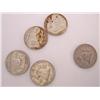 Image 2 : Lot of 5 1960-1963 Ben Franklin Half Dollars