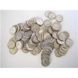 Lot of 100 90% Silver Quarter Dollars