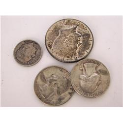 Mixed lot Silver Content Coins