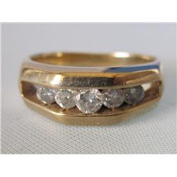 14K Gold Ring W/1.25ctw Diamonds