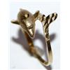 Image 2 : Dolphin Design Diamond Cut Ladies Ring