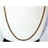 Image 1 : Vermeil 14KT 20" Rope Chain Design Necklace