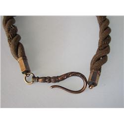 Antique 14k Rose Gold & Rope Watch FOB?