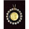 Image 1 : Mini Coin American Eagle Hand Made Pendant