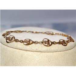 #1 Mom Heart Design Hand Made Ladies Bracelet