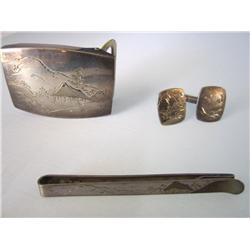 Matching Set - Oriental 950 Silver Collection