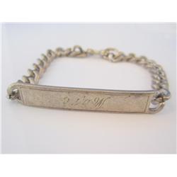 Sterling Silver ID Bracelet