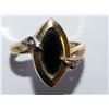 Image 1 : Onyx & Diamond Hand Made Ladies Ring