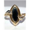 Image 2 : Onyx & Diamond Hand Made Ladies Ring