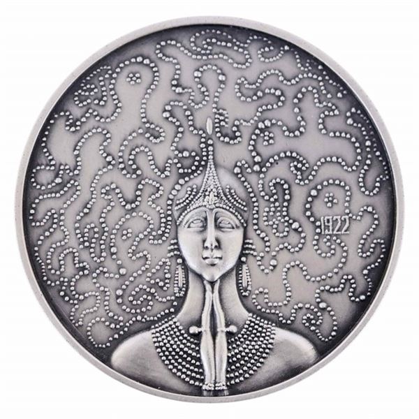 Erte Silver Medallion - Above and Below 75/350