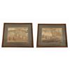 Image 1 : African Banana Fiber Village Scene Folk Art
