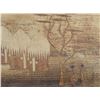 Image 6 : African Banana Fiber Village Scene Folk Art
