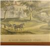 Image 2 : 19th C. Currier & Ives, A New England Home Litho