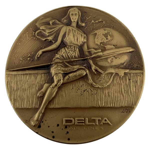 Delta Air Lines Boeing 727 Bronze Medallion