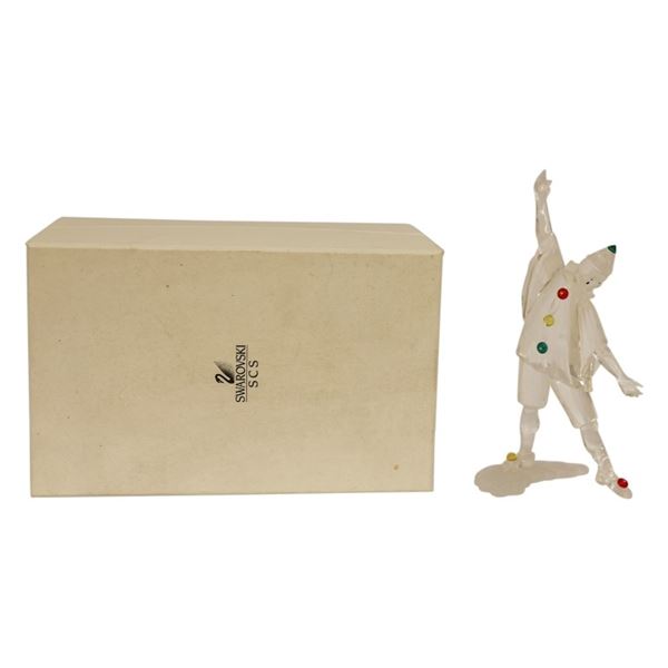 Swarovski SCS Masquerade 1999 Pierrot Figurine