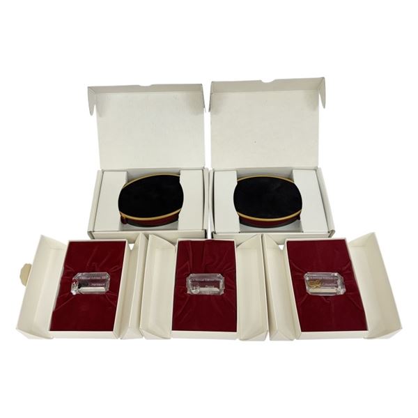 Swarovski Crystal Society Masquerade Trio Plaques