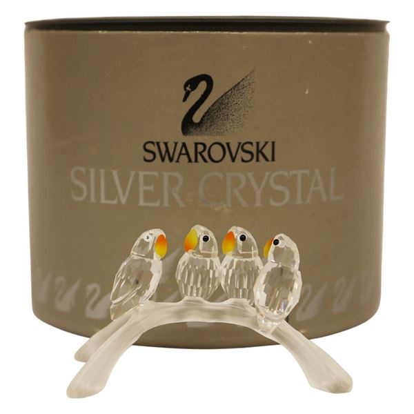 Swarovski Feathered Beauties Baby Lovebirds