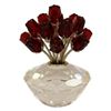 Image 2 : Swarovski Anniversary SCS 2002 Vase of Red Roses