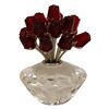 Image 5 : Swarovski Anniversary SCS 2002 Vase of Red Roses