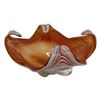Image 2 : Mid-Century Swirled Ribbon Art Glass Splash Bowl