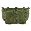 Image 1 : Studio Pottery Organic Green Ceramic Planter Bowl