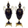 Image 3 : Pair Sevres Style Porcelain and Ormolu Urns