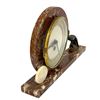 Image 5 : French Art Deco Breccia Marble Peacock Clock