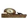 Image 6 : French Art Deco Breccia Marble Peacock Clock