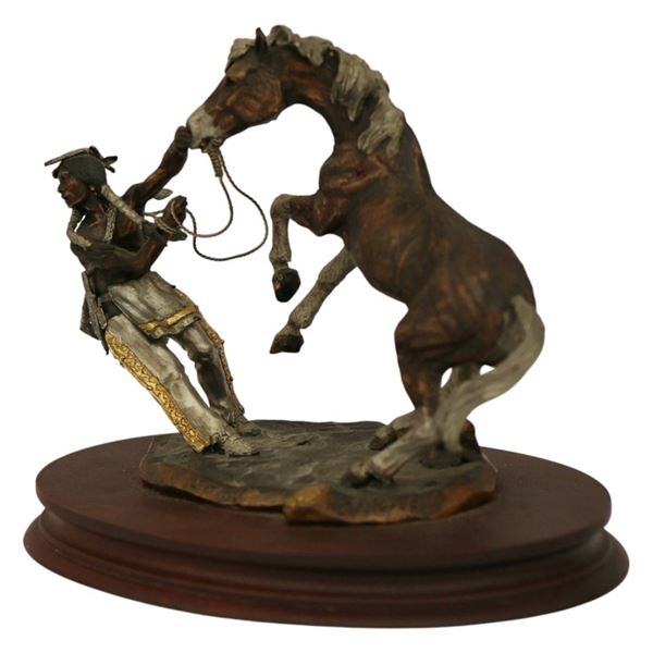 C.A. Pardell Shhh! Native American Figurine