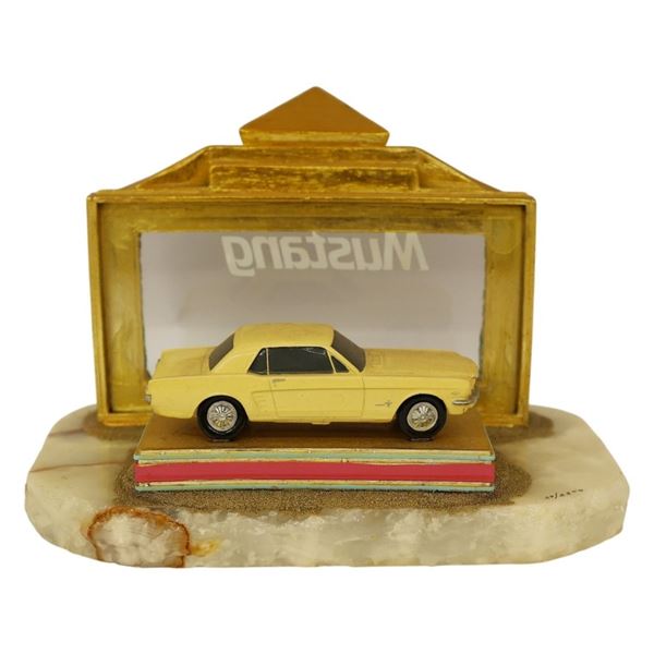 Ron Lee Yellow Mustang Showroom Clown Sculpture