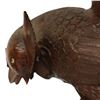 Image 10 : Chinese Hand-Carved Boxwood Rooster Sculptures