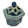 Image 2 : Japanese Blue and White Hexagonal Incense Burner