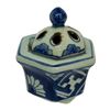 Image 3 : Japanese Blue and White Hexagonal Incense Burner