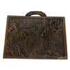 Image 2 : Chinese Carved Storyboard Camphor Briefcase Box