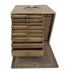 Image 10 : 20th C. Machinist Multi-Drawer Tool Cabinet