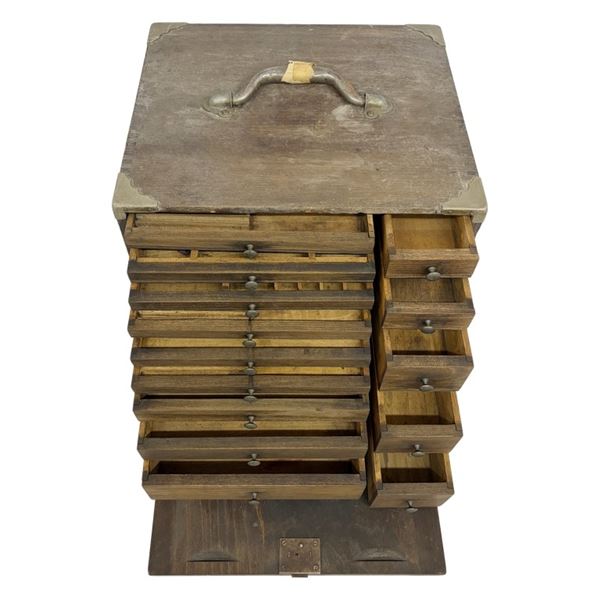 20th C. Machinist Multi-Drawer Tool Cabinet