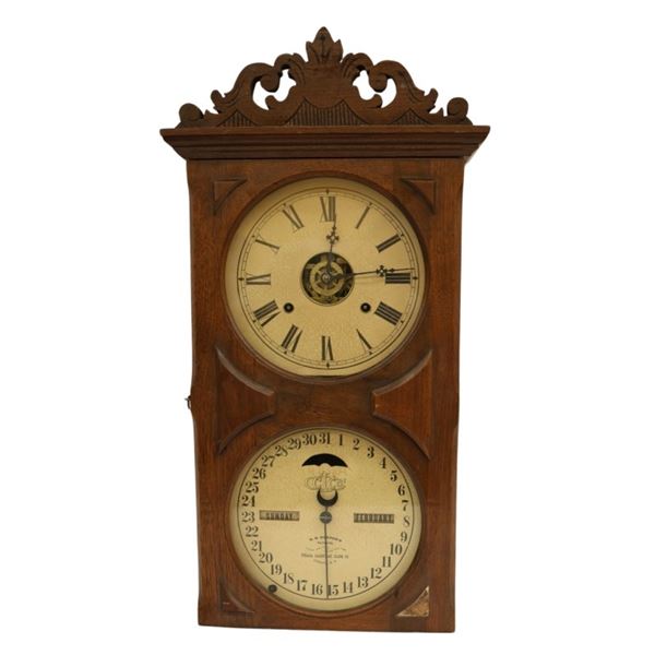 Ithaca No. 10 Farmers Calendar Clock