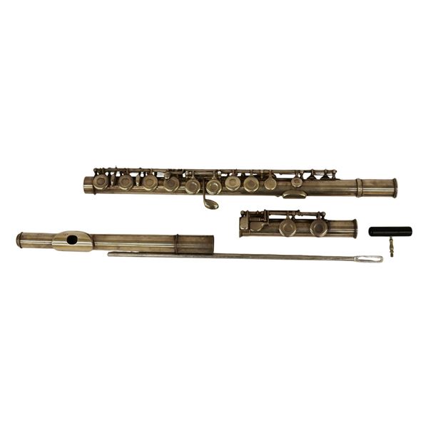 Vintage Transverse Flute With Case