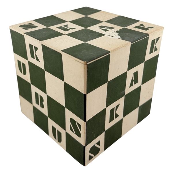 Piet Hein Danish Modern Soma Cube Puzzle Game