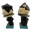 Image 3 : Japanese "Let's Kiss" Magnetic Bobblehead Banks