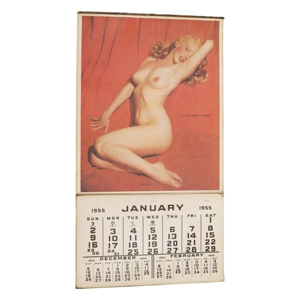 1955 Marilyn Monroe Nude Pin-Up Calendar