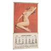 Image 1 : 1955 Marilyn Monroe Nude Pin-Up Calendar