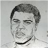 Image 2 : Muhammad Ali Etched Metal Art Illustration